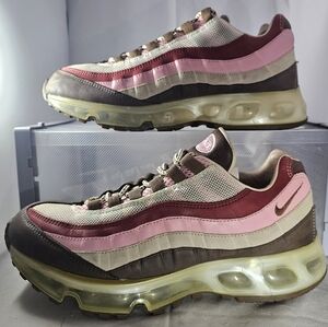 NIKE AIR MAX 95 360 BACON SAIL / MEDIUM BROWN SHEEN 315350 121 SIZE 8  2006 VTG